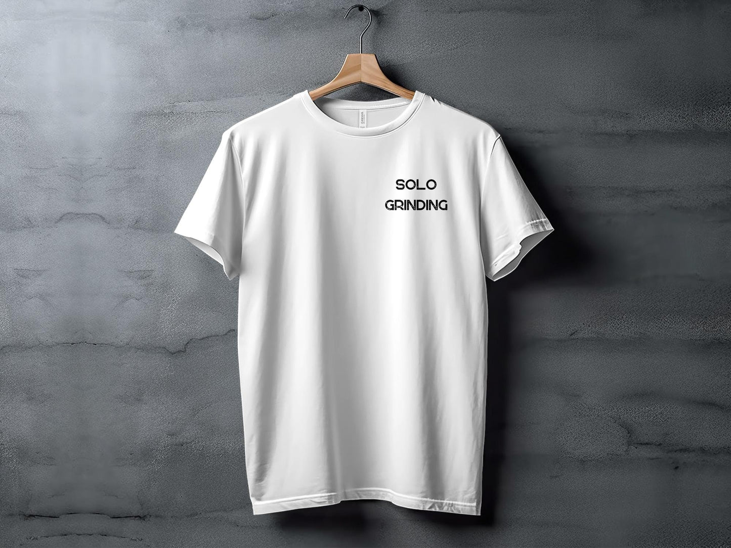 Solo Grinding T-Shirt, Gamer T-Shirt, Gaming Tee Shirt, Video Game Graphic Tee, Casual Wear, Unisex Gaming Shirt, Gift For Gamers