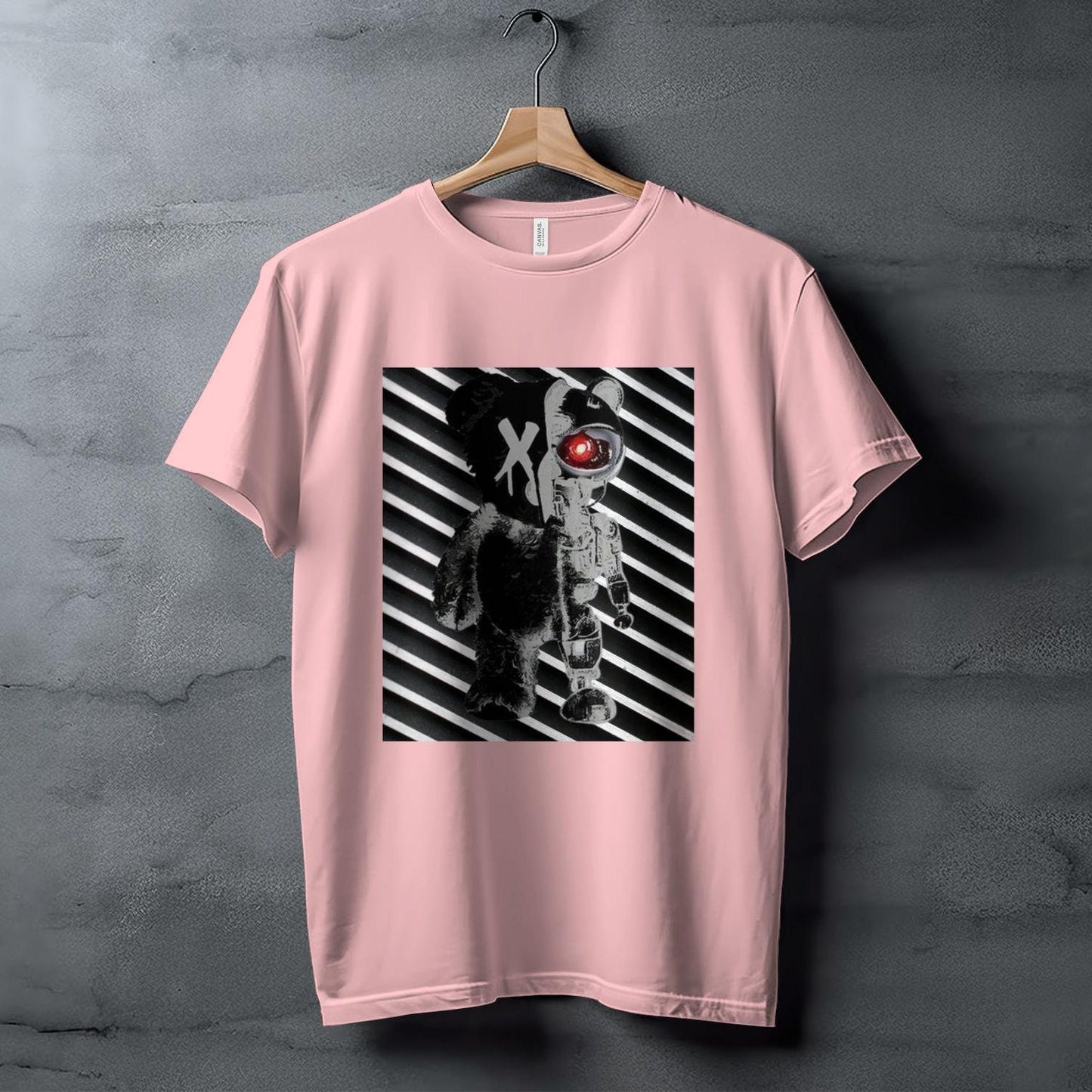 Cyborg Bear T-Shirt, Unique Graphic Tee, Eye-Catching Design Top, Cool Streetwear Shirt, Trendy Urban Fashion, Mens Womens Apparel