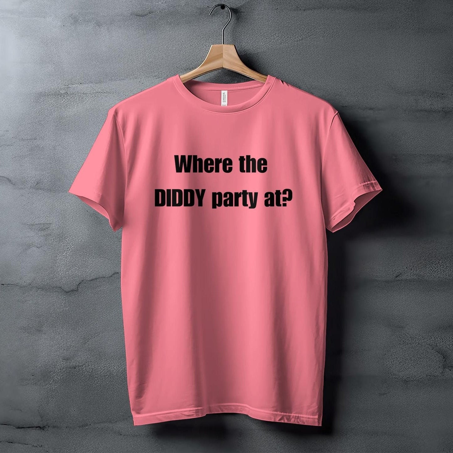 Funny Graphic Tee, Where the DIDDY Party at Shirt, Humorous Quote T-Shirt, Fun Party Vibes Shirt, Casual Statement Tee