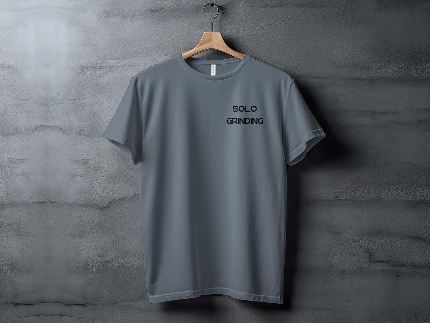 Solo Grinding T-Shirt, Gamer T-Shirt, Gaming Tee Shirt, Video Game Graphic Tee, Casual Wear, Unisex Gaming Shirt, Gift For Gamers