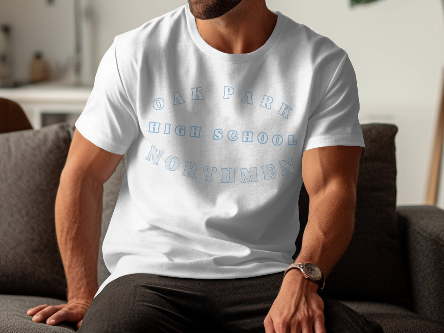 Oak Park High School Northmen T-Shirt, Stylish School Spirit Wear, Custom High School Apparel, Oak Park Northmen Pride