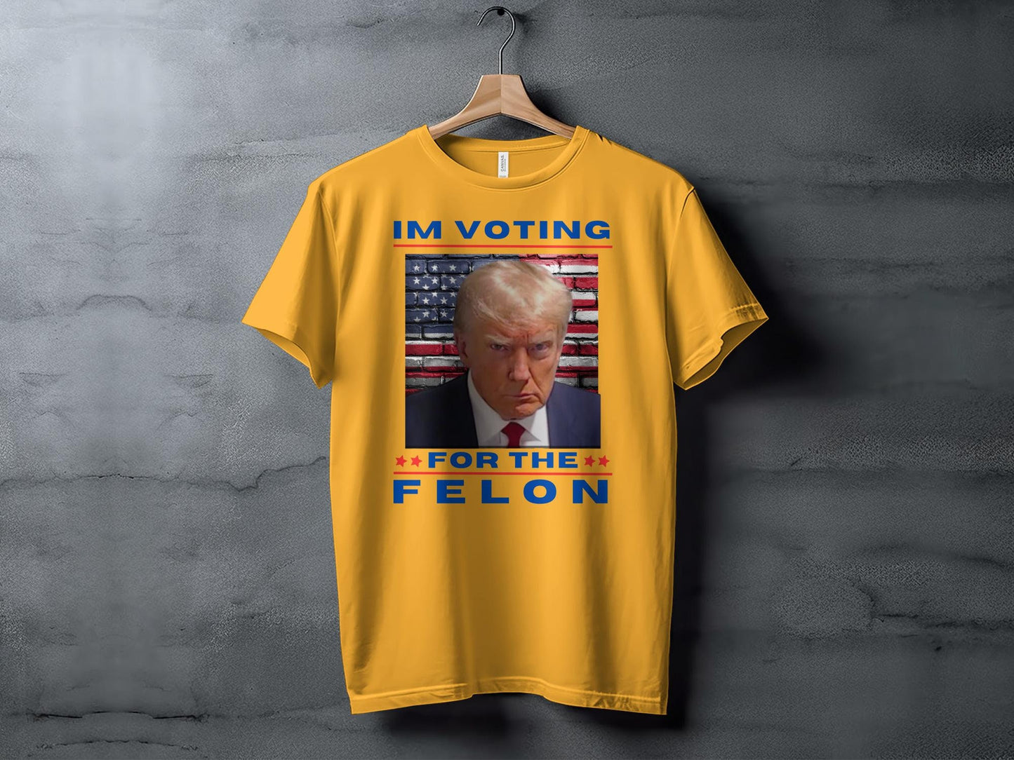 Im Voting for the Felon T-Shirt, Political Satire Shirt, Funny Election Top, Statement Tee, Controversial Design Shirt