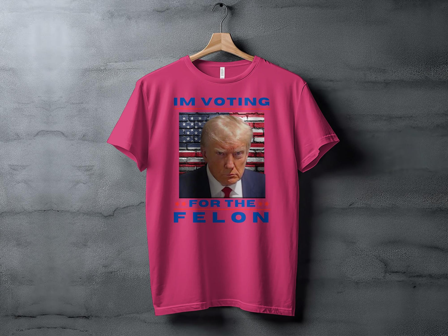 Im Voting for the Felon T-Shirt, Political Satire Shirt, Funny Election Top, Statement Tee, Controversial Design Shirt