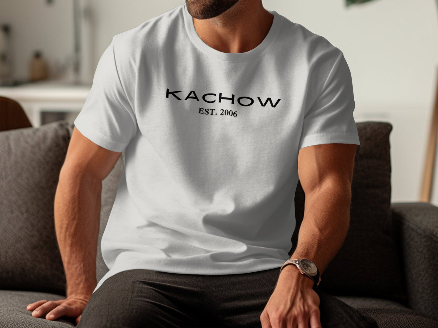 KACHOW T-Shirt, Established 2006, Fun Graphic Tee for Men and Women, Perfect Gift