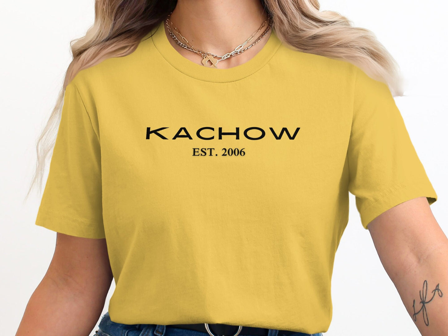 KACHOW T-Shirt, Established 2006, Fun Graphic Tee for Men and Women, Perfect Gift