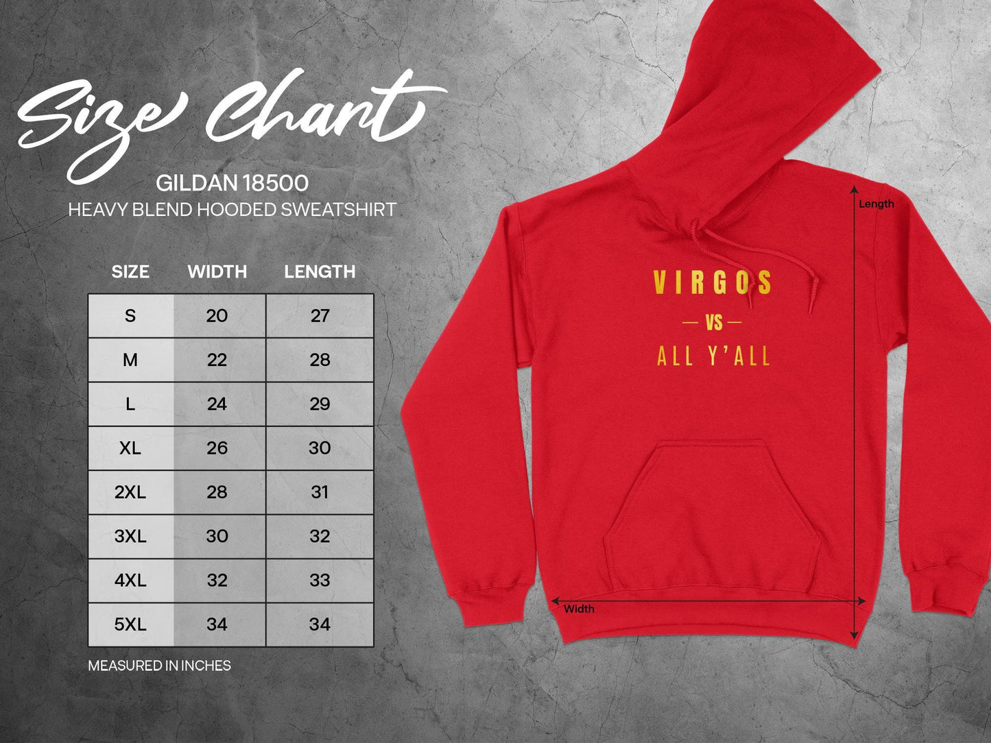 Virgos Vs All Y'all T-Shirt or Hoodie, Zodiac, Astrology, Horoscope Shirt, Unique Birthday Gift, Gift for him, Gift for her, Virgo Season