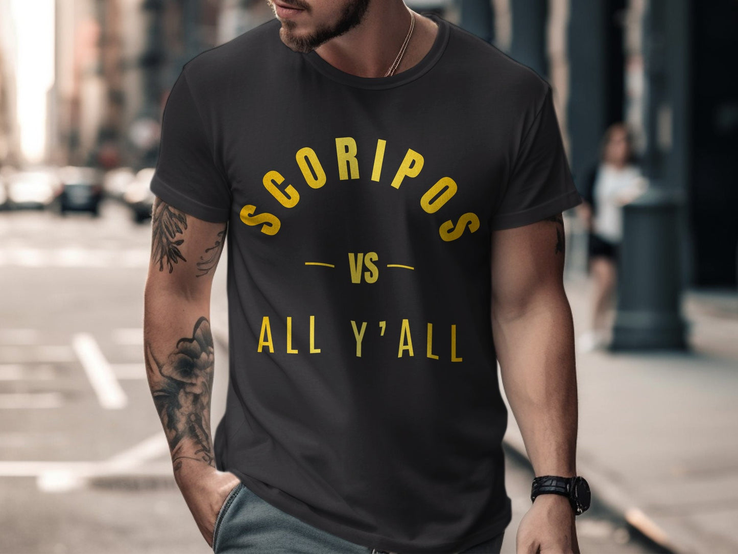 Scorpios Vs All Y'all T-Shirt or Hoodie, Zodiac, Astrology, Horoscope Shirt, Unique, Unique Birthday Gift, Gift for him, Gift for her