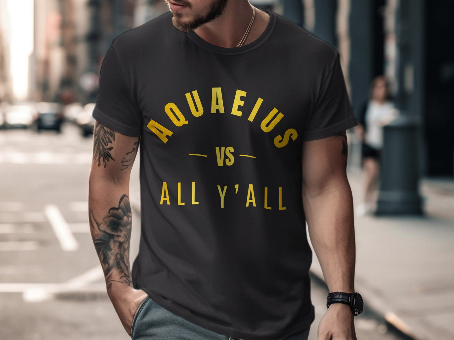 Aqueaius vs All Y'All T-Shirt or Hoodie, Funny Graphic Tee, Southern Humor Shirt, Casual Wear, Statement Apparel, Unique Gift Idea