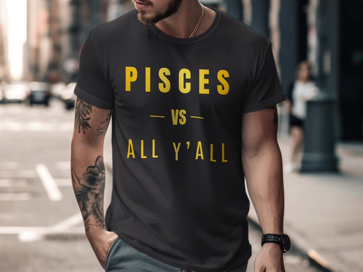 Pisces VS All Y'all T-Shirt or Hoodie, Astrology, Zodiac, Horoscope, Unique, Birthday Gift, Gift for him, Gift for her
