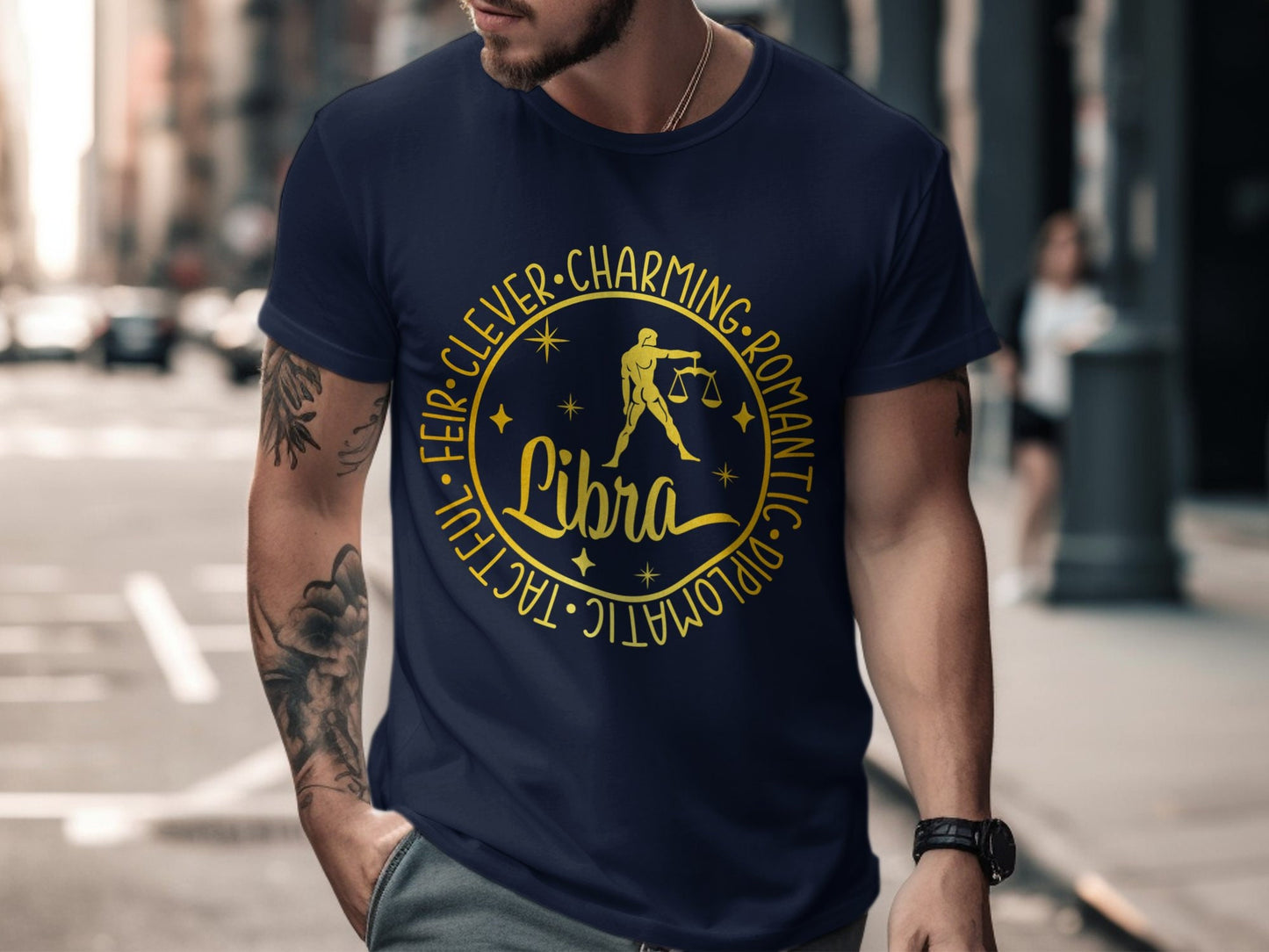 LIBRA Zodiac Sign T-Shirt, Astrological Horoscope, Romantic Gift, Unique Birthday Gift, Gift for him, Gift for her, LIBRA Season