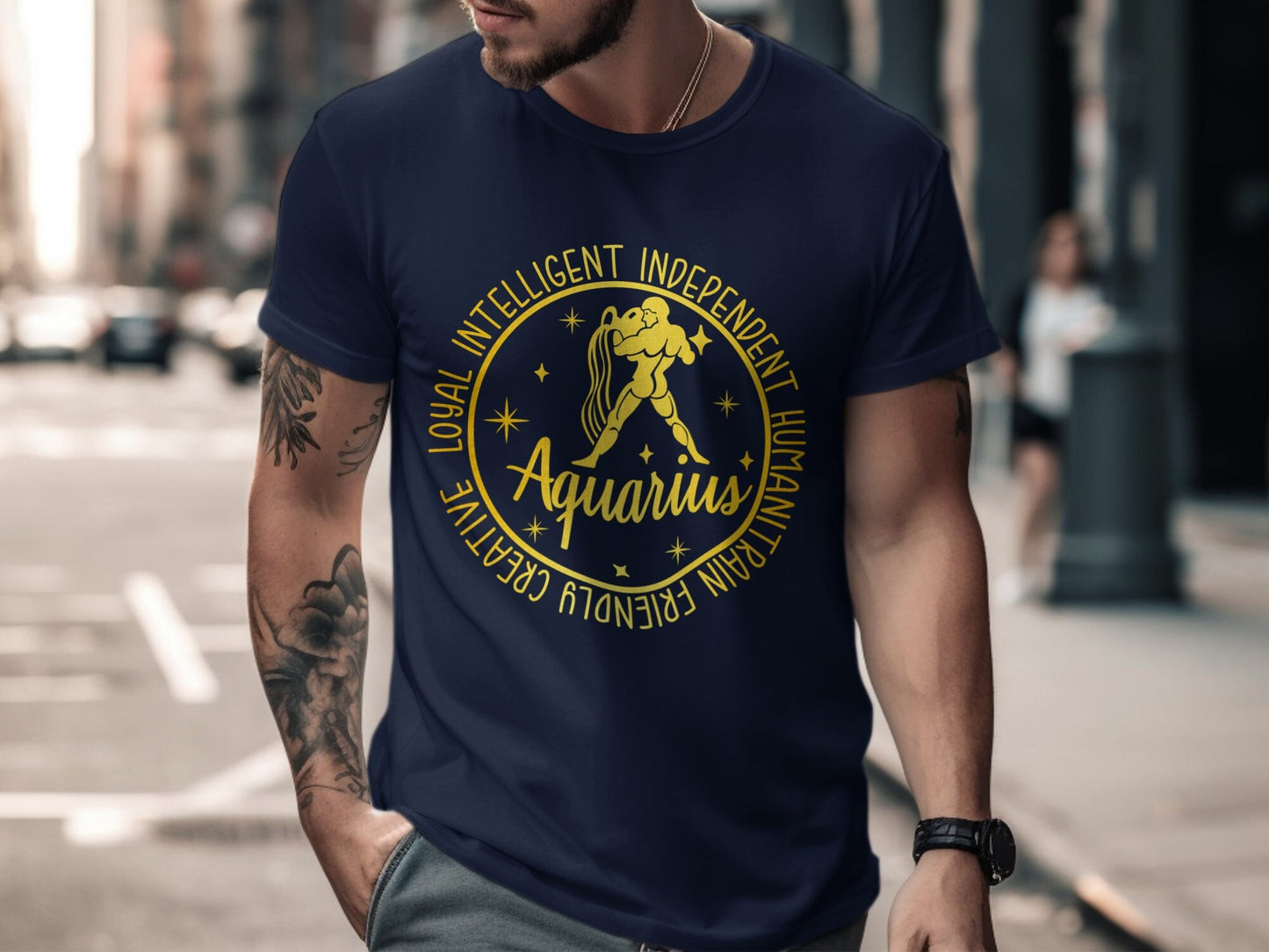 Aquarius Zodiac Sign T-Shirt, Astrology Aquarius Tee, Zodiac Horoscope Shirt, Unique Gift, Birthday T-Shirt, Gift for him, Gift for her