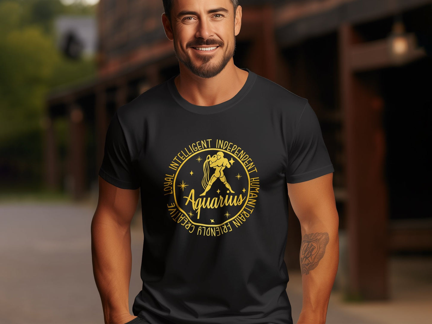 Aquarius Zodiac Sign T-Shirt, Astrology Aquarius Tee, Zodiac Horoscope Shirt, Unique Gift, Birthday T-Shirt, Gift for him, Gift for her