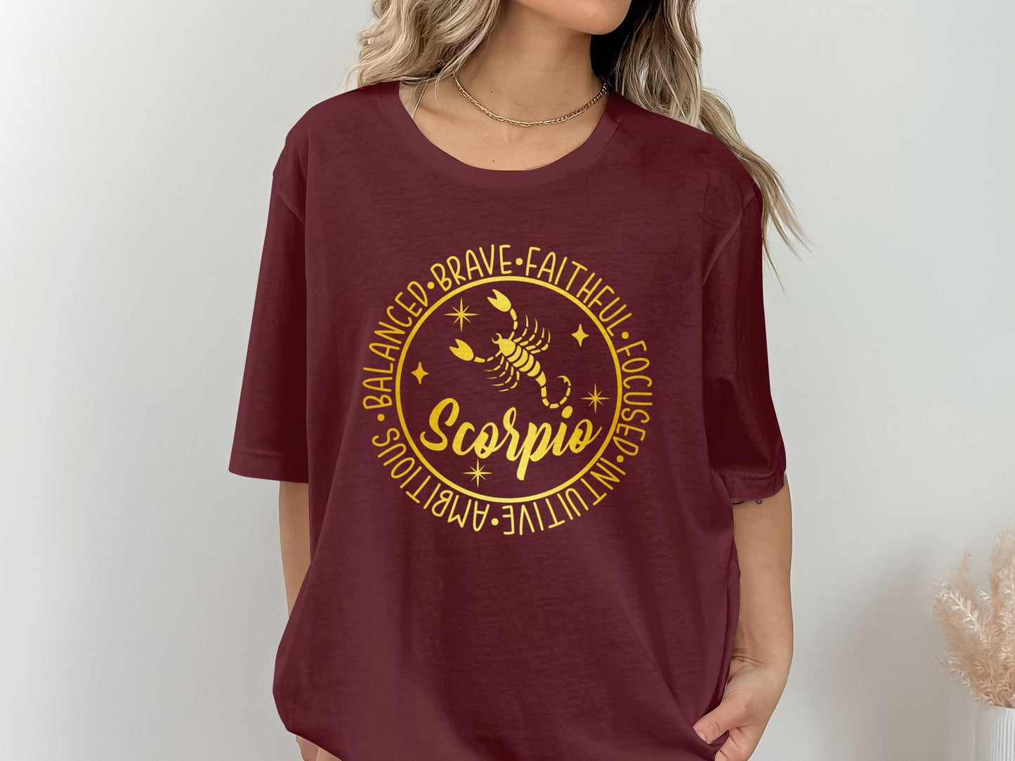 Scorpio Horoscope Zodiac Sign T-Shirt, Astro Fashion Tee, Astrology Gift for Scorpio, Zodiac Themed Apparel, Scorpio Shirt. Birthday Gift