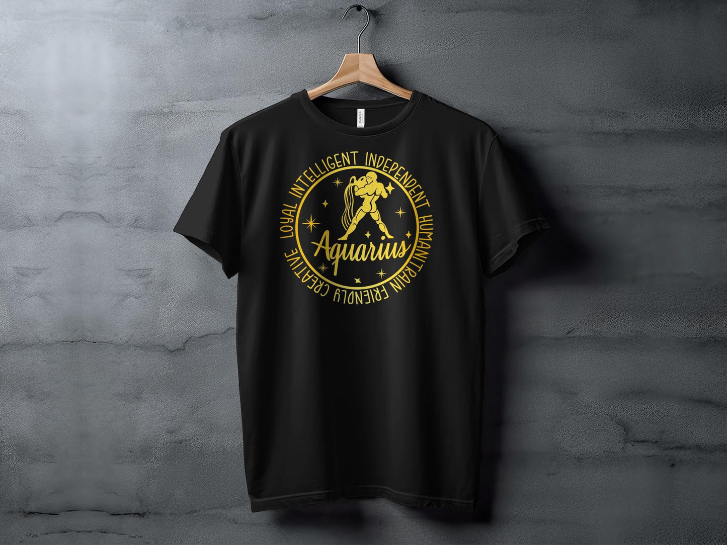 Aquarius Zodiac Sign T-Shirt, Astrology Aquarius Tee, Zodiac Horoscope Shirt, Unique Gift, Birthday T-Shirt, Gift for him, Gift for her