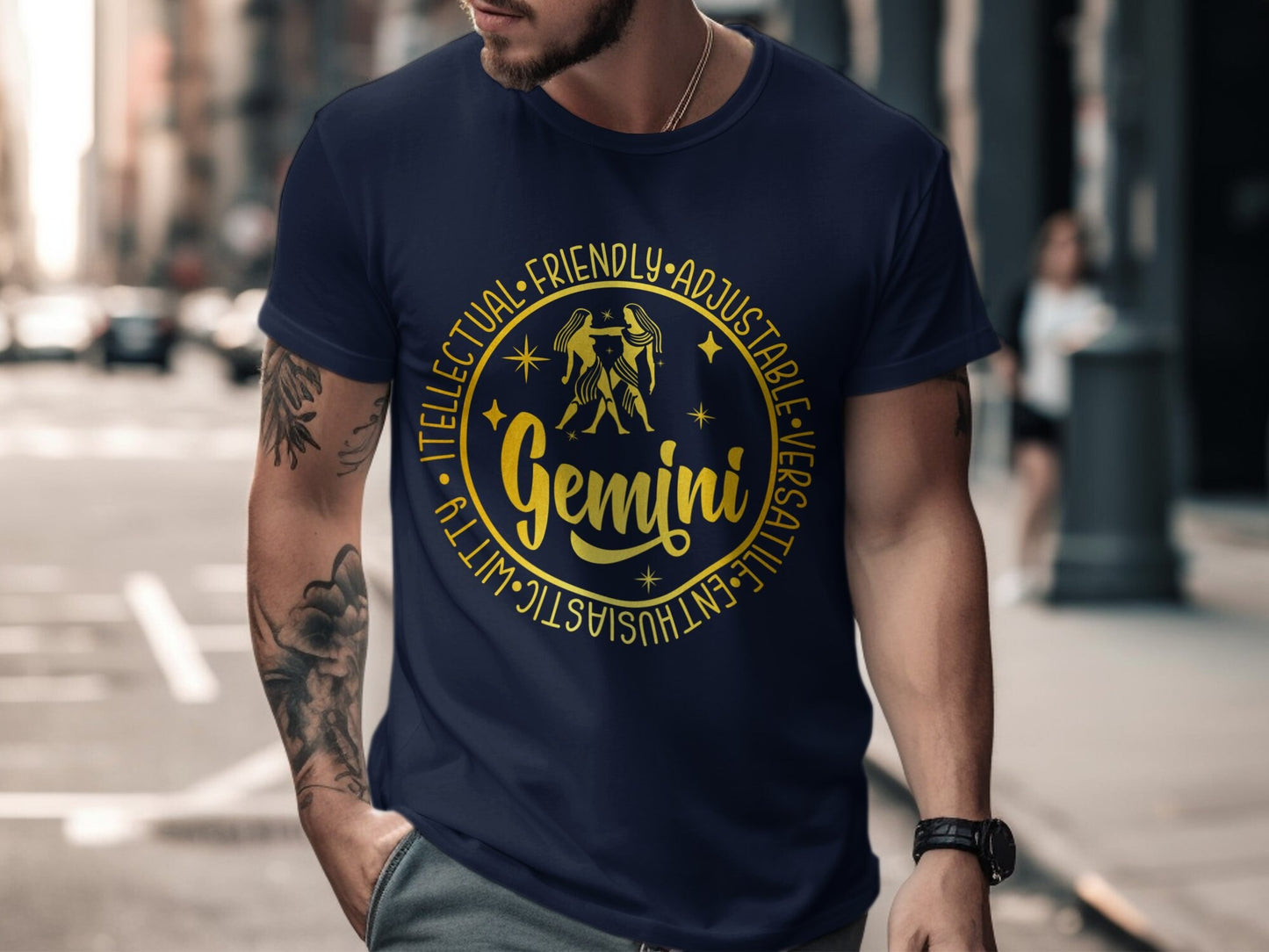 Gemini Zodiac Sign Tee, Intellectual Witty Gemini T-Shirt, Star Sign Astrological Tee, Birthday Gift, Gift for him, Gift for her.