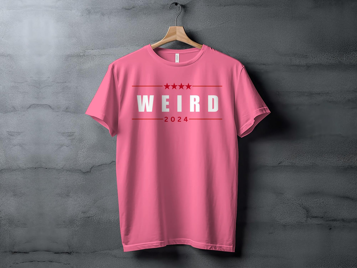 Funny WEIRD TRUMP 2024 Election T-Shirt, Republican, Funny, Political, Unique Election Year Shirt, Campaign Slogan Top, gift ideas, Trending