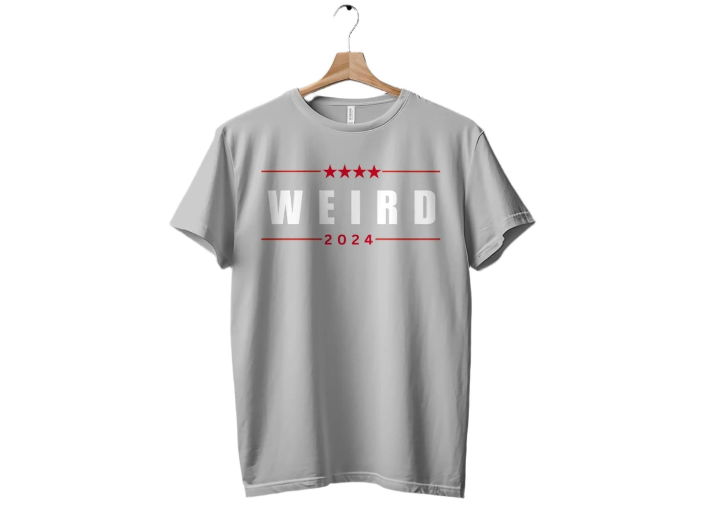 Funny WEIRD TRUMP 2024 Election T-Shirt, Republican, Funny, Political, Unique Election Year Shirt, Campaign Slogan Top, gift ideas, Trending
