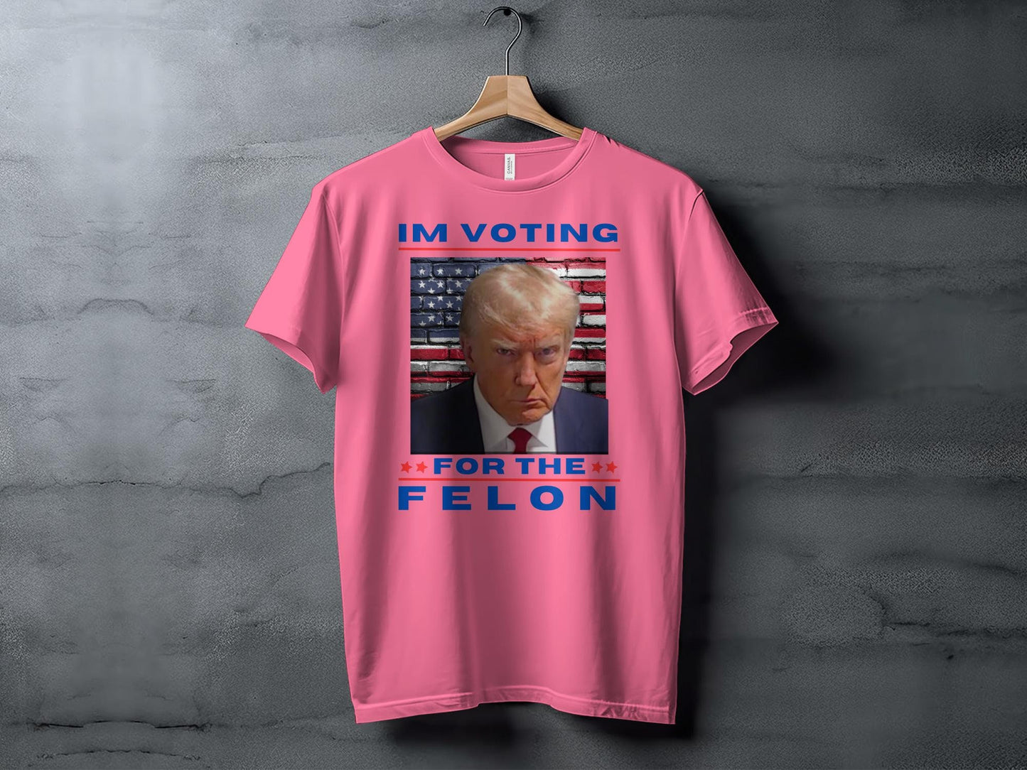Im Voting for the Felon T-Shirt, Political Satire Shirt, Funny Election Top, Statement Tee, Controversial Design Shirt