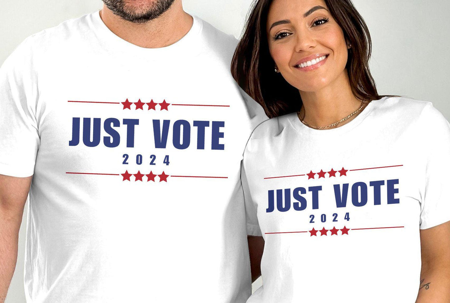 Just Vote 2024 T-Shirt, Election Campaign Shirt, Vote Awareness Tee, Patriotic Voting Shirt, Political Statement Tee