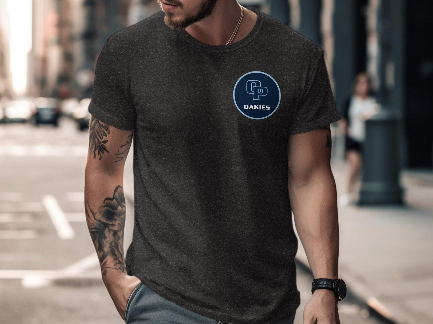 CP Oakies Graphic Tee, Unique Logo T-Shirt, Trendy Design, Custom Printed Tee, Sports Team Shirt, Casual Wear, Athletic Style Tee