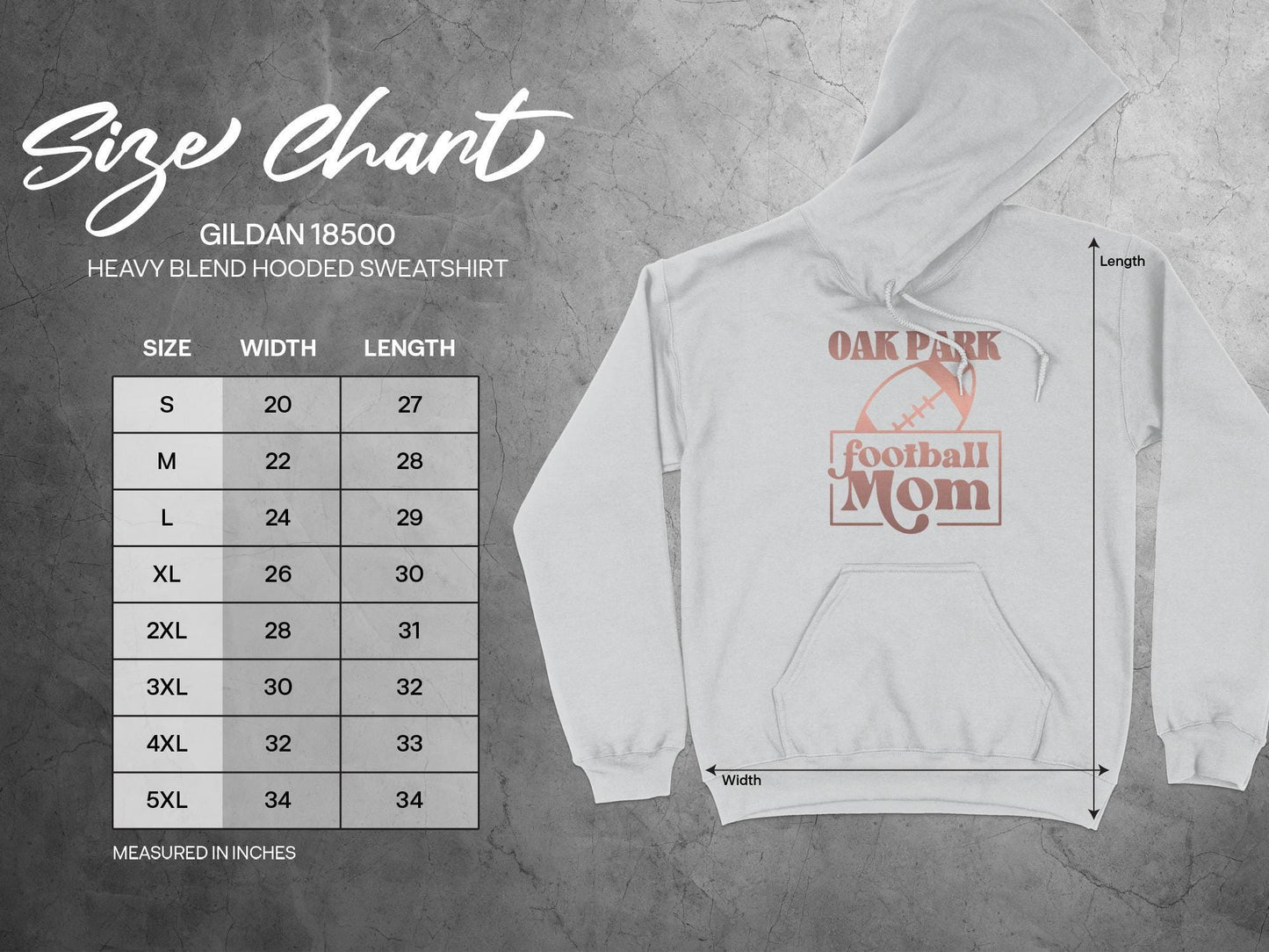 OAK PARK Football Mom T-Shirt, Stylish Football Mom Tee, Gift for Football Moms, Game Day Shirt, Custom Football Shirt