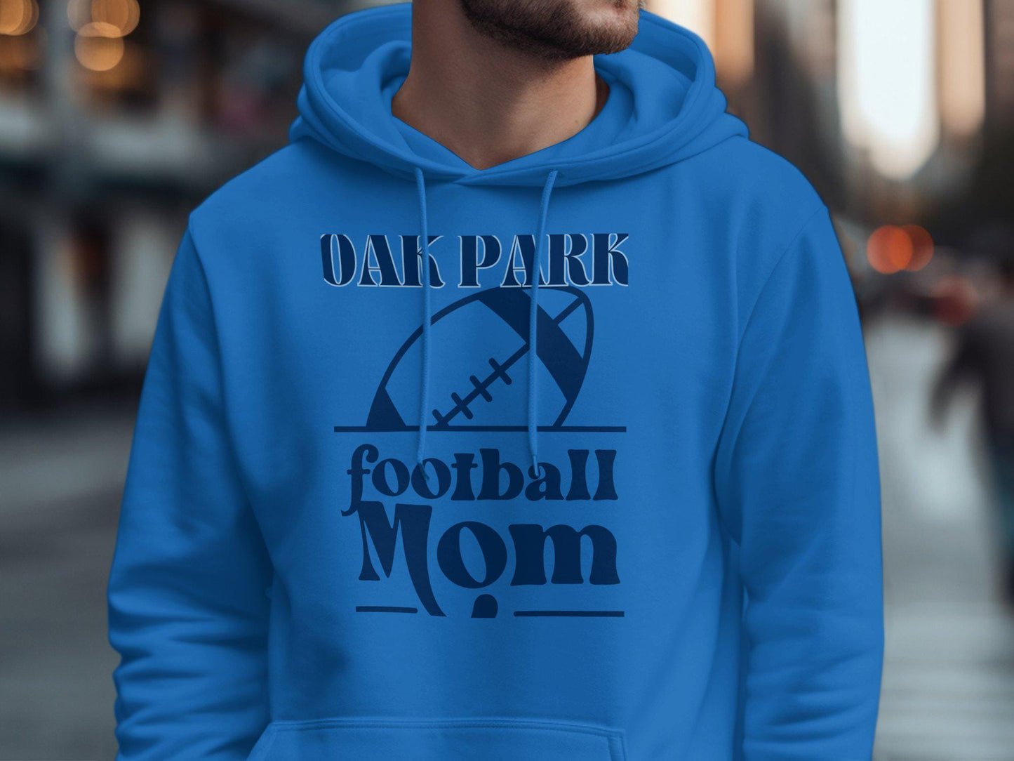 OAK PARK Football Mom T-Shirt, Supportive Mom T-Shirt, Sports Mom Apparel, Oak Park Pride Shirt, Football Fan Tee, Game Day Shirt
