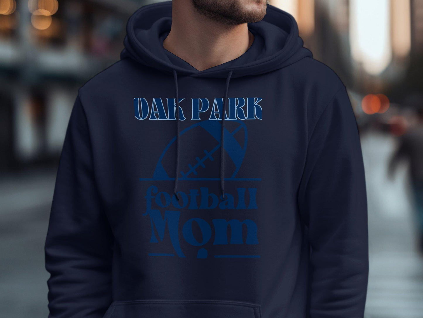 OAK PARK Football Mom T-Shirt, Supportive Mom T-Shirt, Sports Mom Apparel, Oak Park Pride Shirt, Football Fan Tee, Game Day Shirt