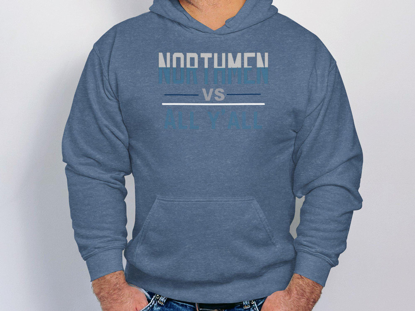 Northmen vs All Y'all T-Shirt, Funny Statement Tee, Southern Pride Shirt, Retro Style Graphic Tee, Unisex Casual Wear, Gift Idea