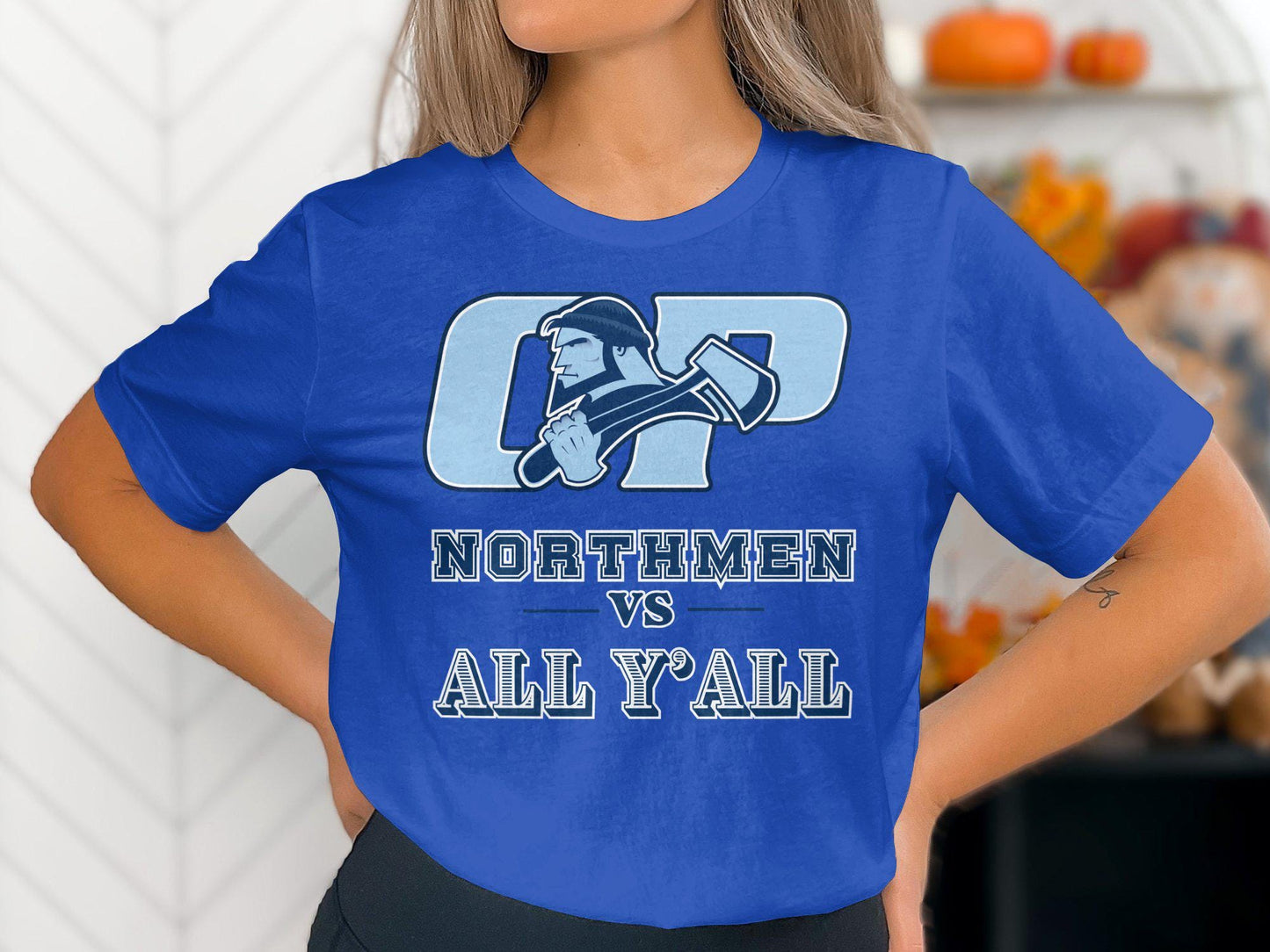 OP Northmen VS All Y'All T-Shirt, Funny T-Shirt, Graphic Tee, Trendy Apparel, Cool T-Shirt, Casual Wear, Vintage Design Tee, Unique Shirt