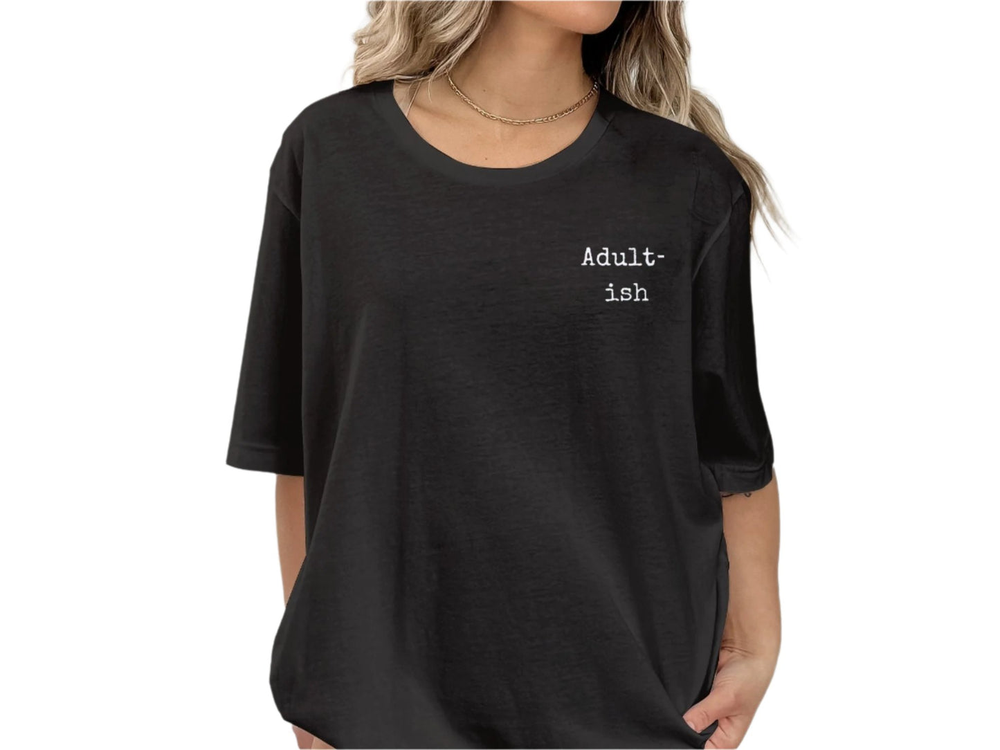 Stylish Black Adult T-Shirt, Perfect Gift for Men and Women, Comfortable Fit, Casual Wear