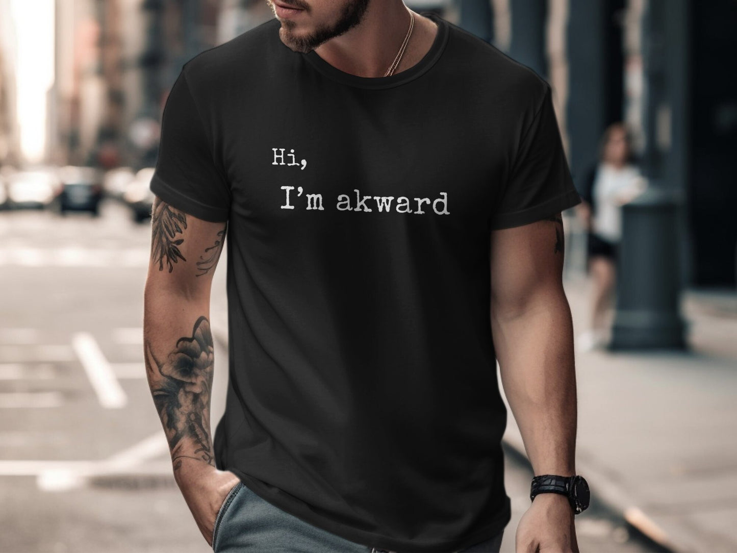 Funny Awkward T-Shirt for Introverts, Perfect Gift for Friends and Family, Cute, Casual Wear