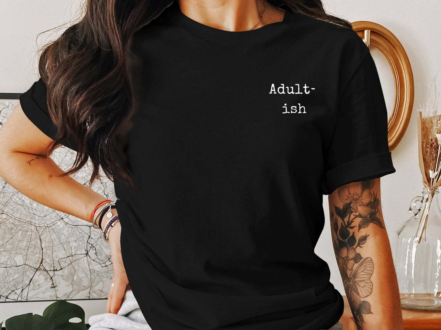 Stylish Black Adult T-Shirt, Perfect Gift for Men and Women, Comfortable Fit, Casual Wear
