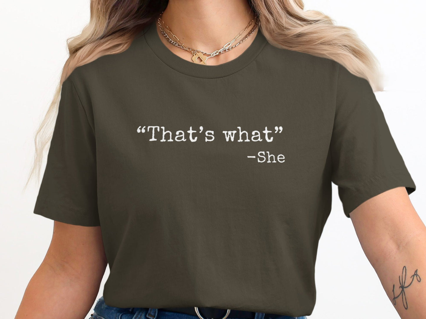 That's What T-Shirt. Funny Quote Tee for Women, Cute Graphic Apparel Gift