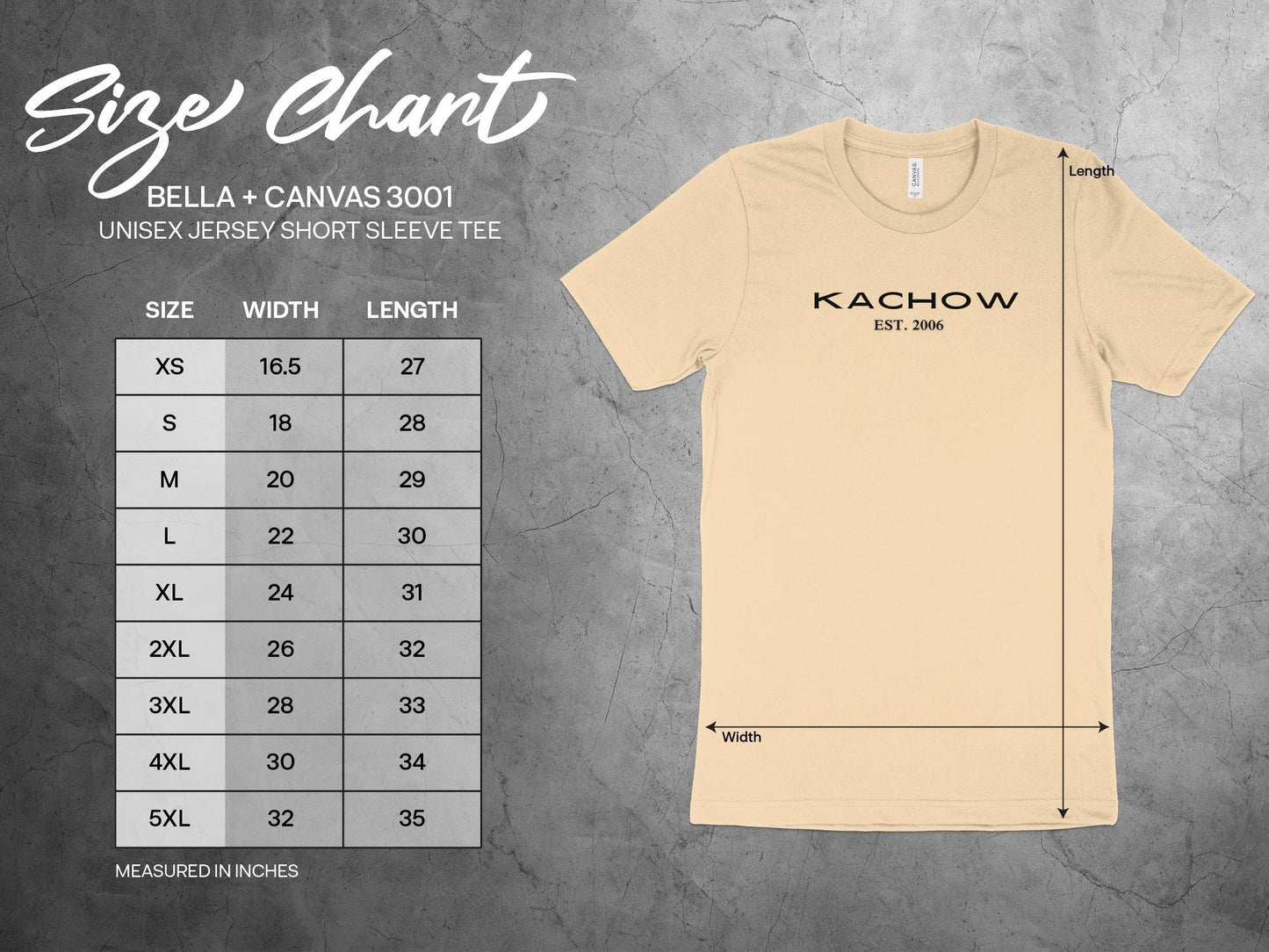 KACHOW T-Shirt, Established 2006, Fun Graphic Tee for Men and Women, Perfect Gift