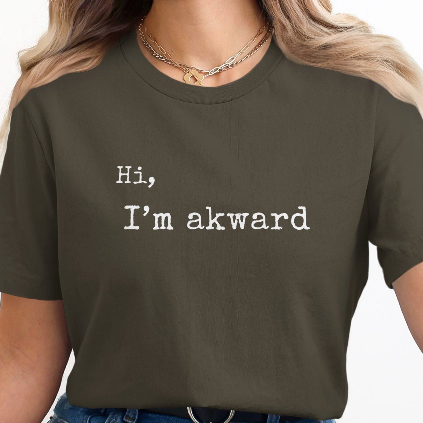 Funny Awkward T-Shirt for Introverts, Perfect Gift for Friends and Family, Cute, Casual Wear