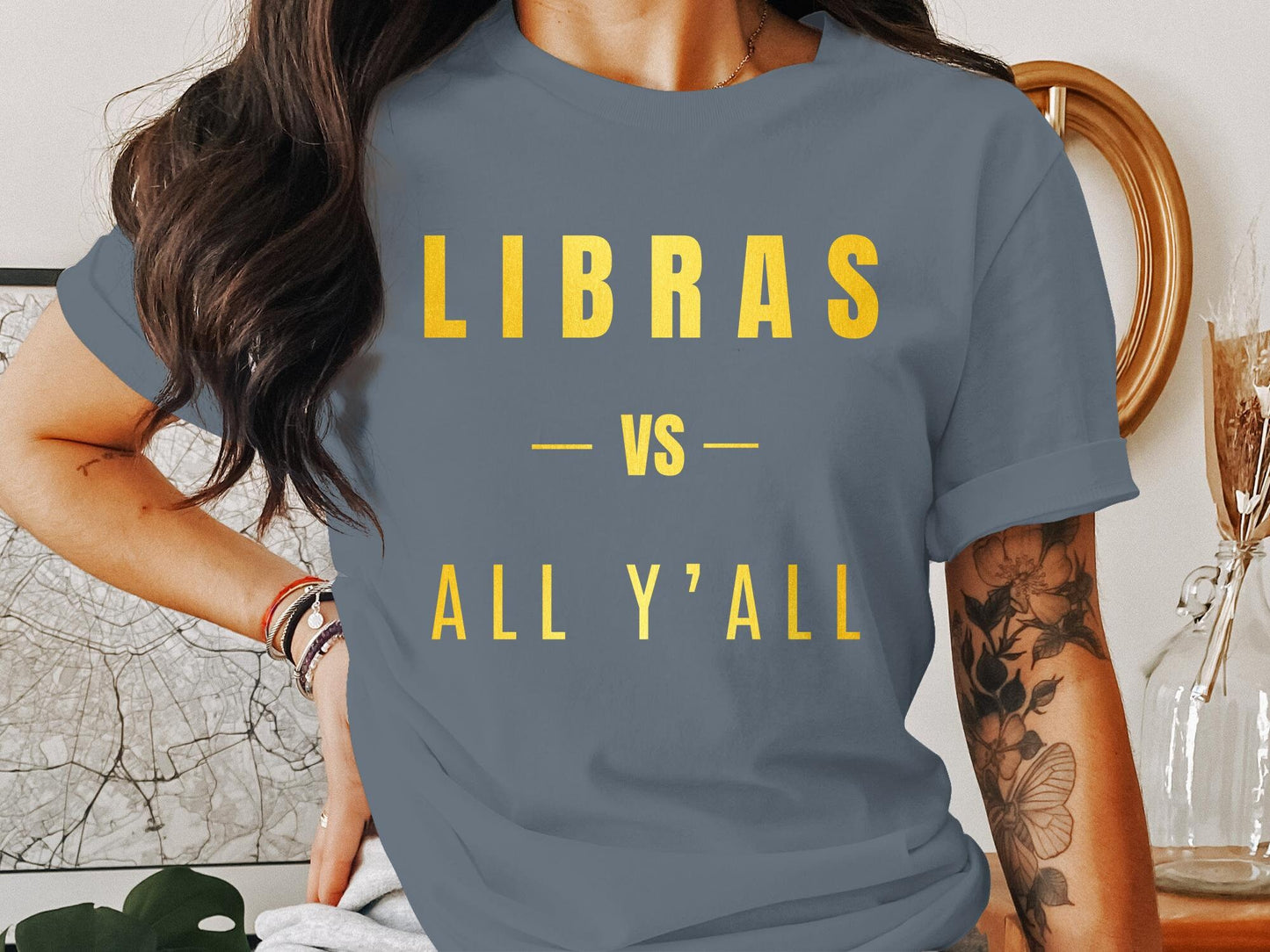 Libras vs All Y'all Graphic Tee, Astrology Zodiac, Horoscope Apparel, Unique Birthday Gift, Gift for him, Gift for her, Libra Season