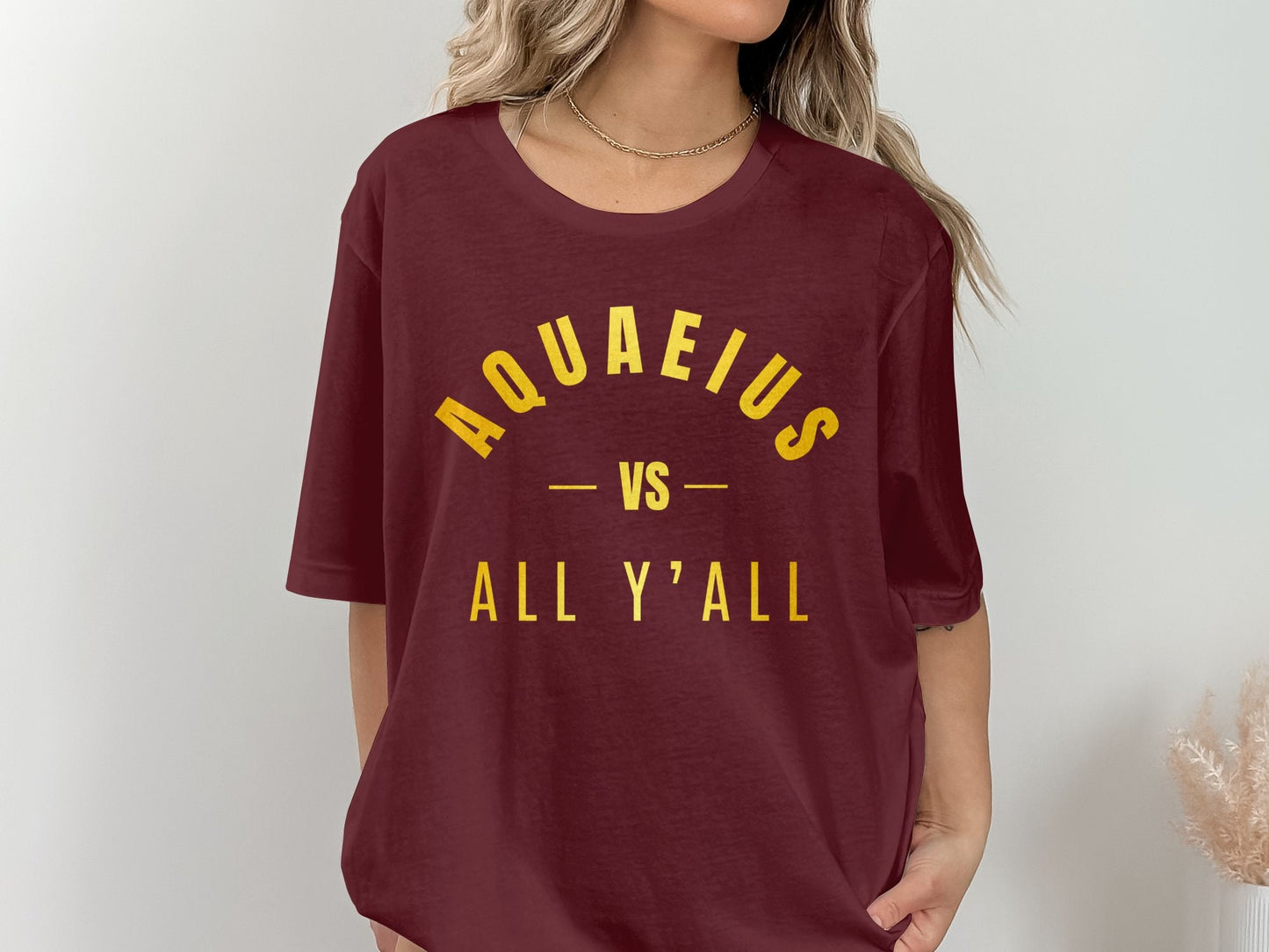 Aqueaius vs All Y'All T-Shirt or Hoodie, Funny Graphic Tee, Southern Humor Shirt, Casual Wear, Statement Apparel, Unique Gift Idea