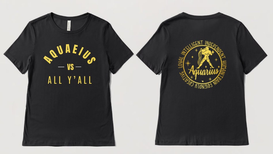 Aqueaius vs All Y'All T-Shirt or Hoodie, Funny Graphic Tee, Southern Humor Shirt, Casual Wear, Statement Apparel, Unique Gift Idea