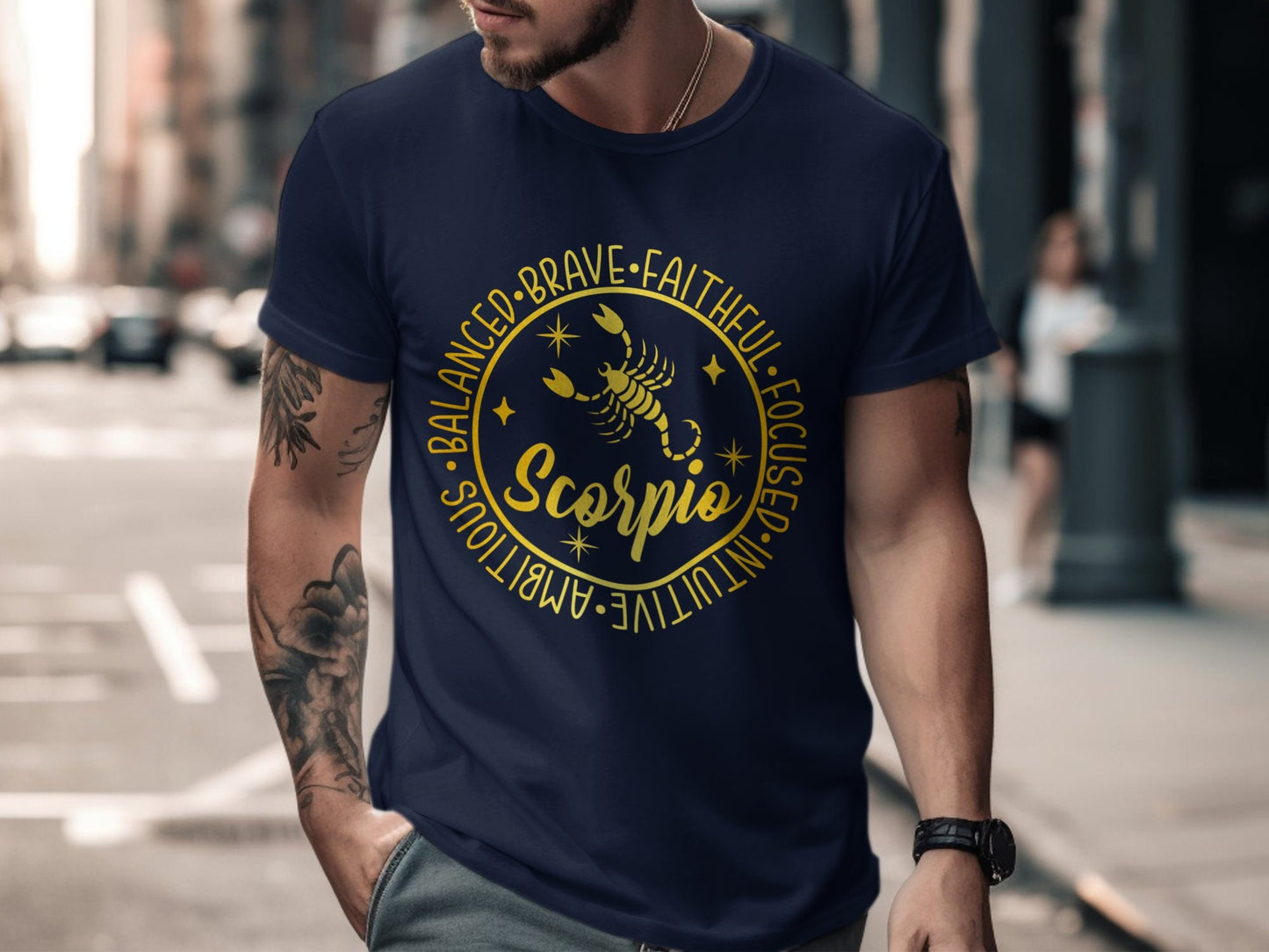 Scorpio Horoscope Zodiac Sign T-Shirt, Astro Fashion Tee, Astrology Gift for Scorpio, Zodiac Themed Apparel, Scorpio Shirt. Birthday Gift