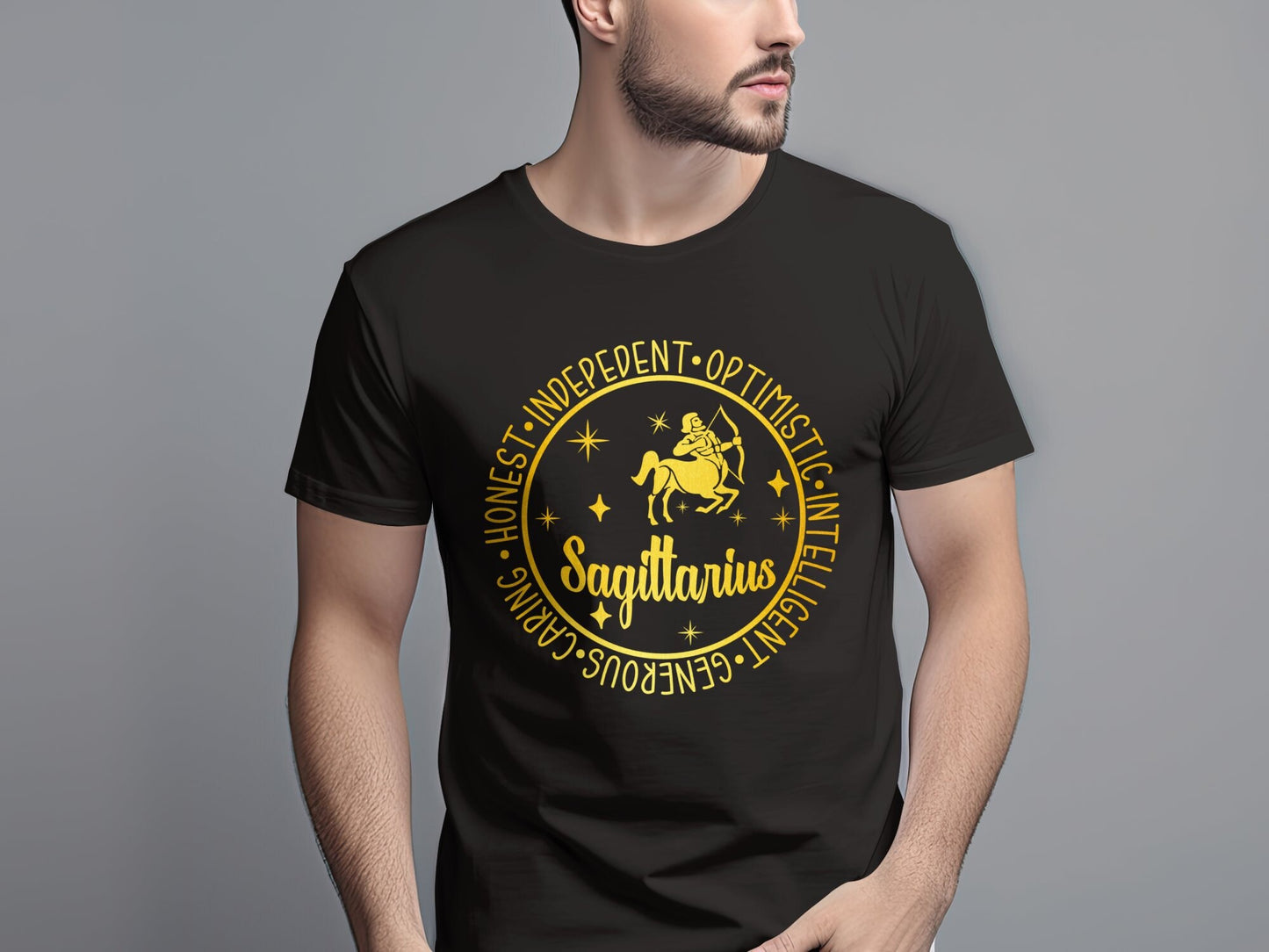 Sagittarius Zodiac Sign T-Shirt, Astrology Tee, Horoscope, Zodiac Apparel, Unique Birthday Gift, Gift for him, Gift for her