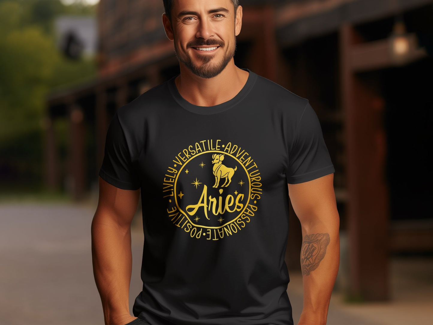 Aries Zodiac Sign T-Shirt, Astrological Graphic Tee Gift Unique Birthday Gift, Gift for him, Gift for her