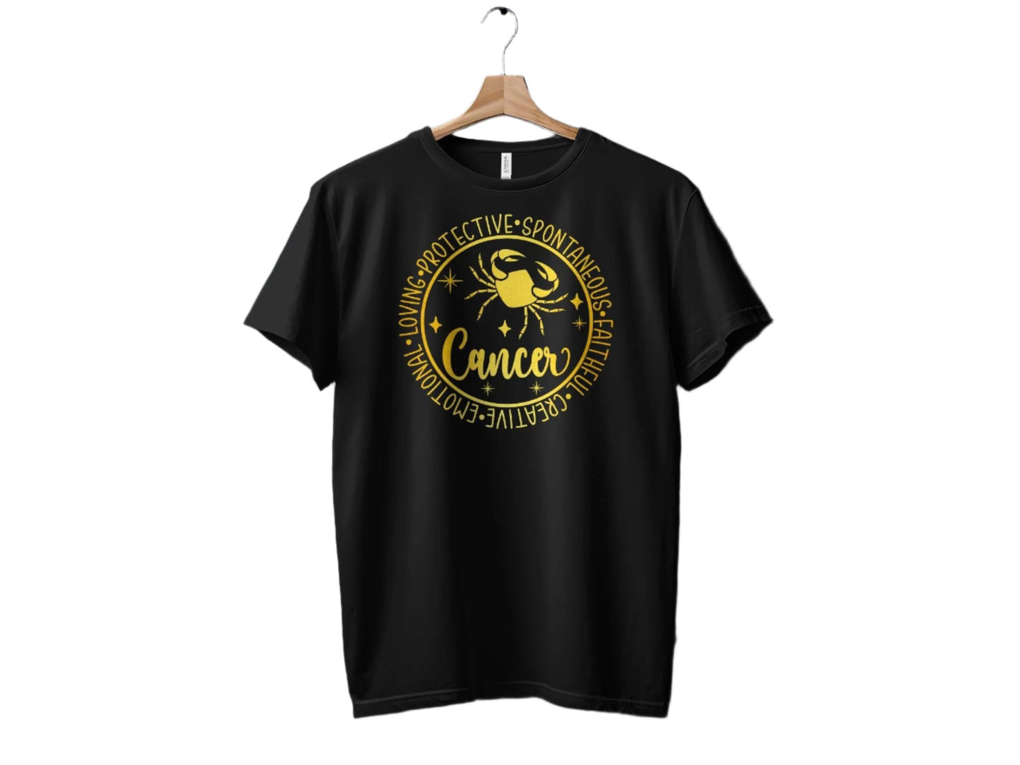 Cancer Zodiac Sign T-Shirt, Astrology Graphic Tee, Horoscope Shirt, Zodiac Apparel Gift, Unique Birthday Gift, Gift for him, Gift for her