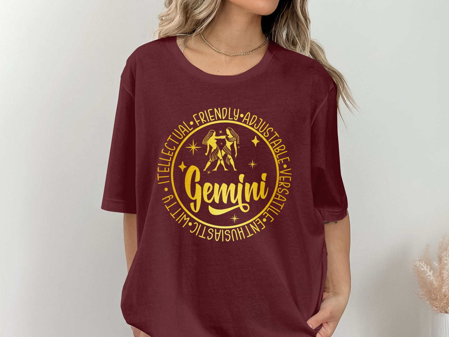 Gemini Zodiac Sign Tee, Intellectual Witty Gemini T-Shirt, Star Sign Astrological Tee, Birthday Gift, Gift for him, Gift for her.