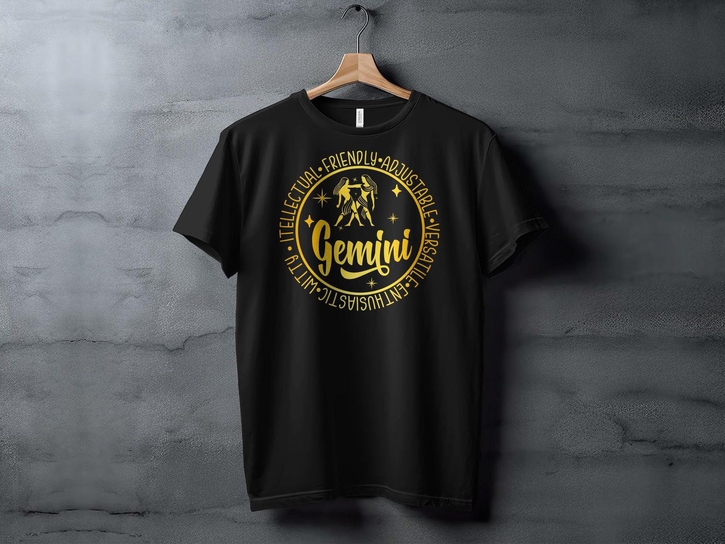 Gemini Zodiac Sign Tee, Intellectual Witty Gemini T-Shirt, Star Sign Astrological Tee, Birthday Gift, Gift for him, Gift for her.