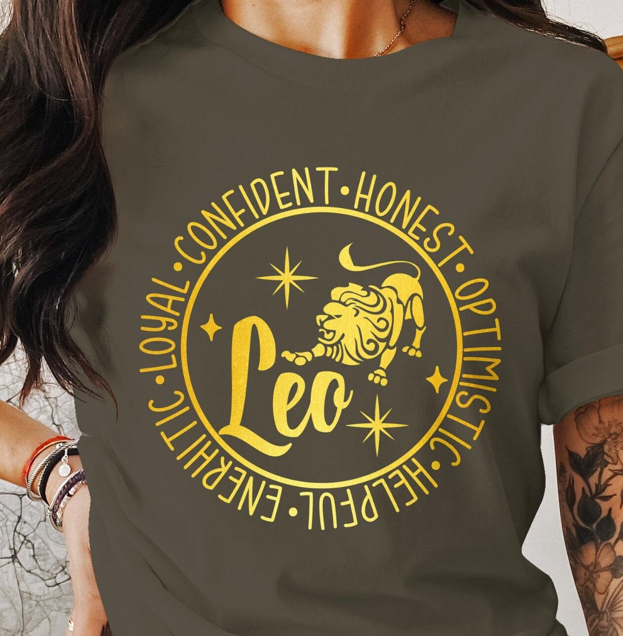 Leo Zodiac Sign T-Shirt, Horoscope Gift Tee, unique Birthday Gift, Gift for him, Gift for her, Leo Season