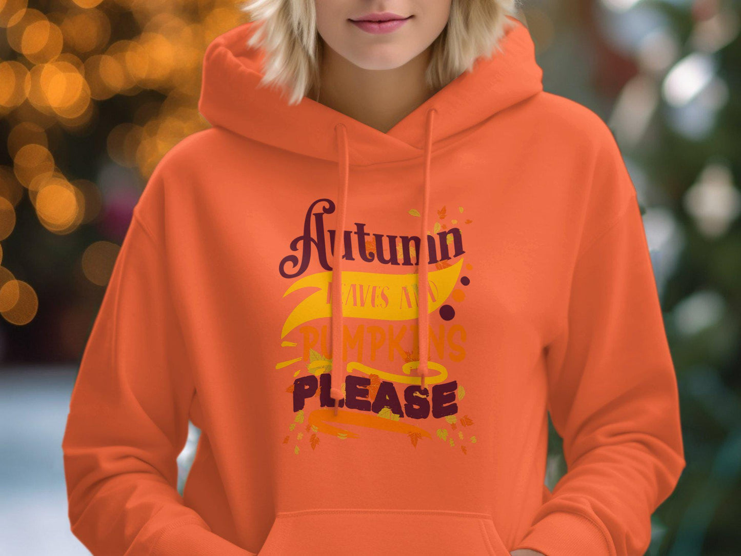 Funny Fall Autumn T Shirt with Leaves and Pumpkins Please Design, Perfect Casual Tee for Pumpkin Spice Lovers, Cute Seasonal Shirt Gift