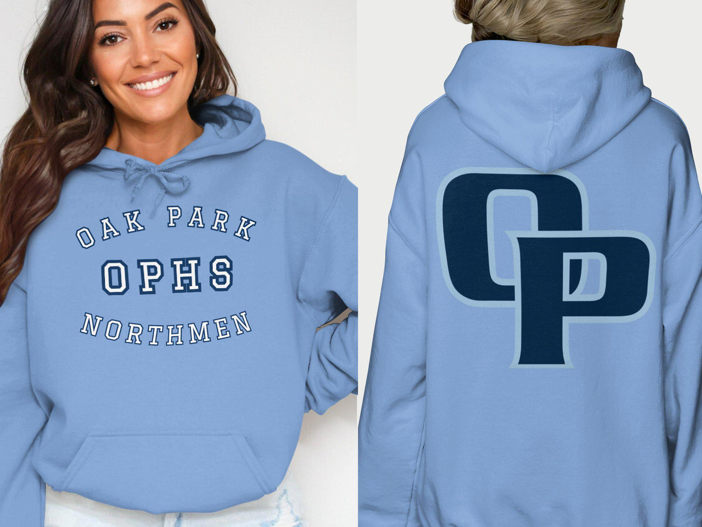 Oak Park Northmen OPHS T-Shirt, Vintage School Spirit Tee, Retro Athletic Shirt, Classic High School Apparel, Old School Sportswear