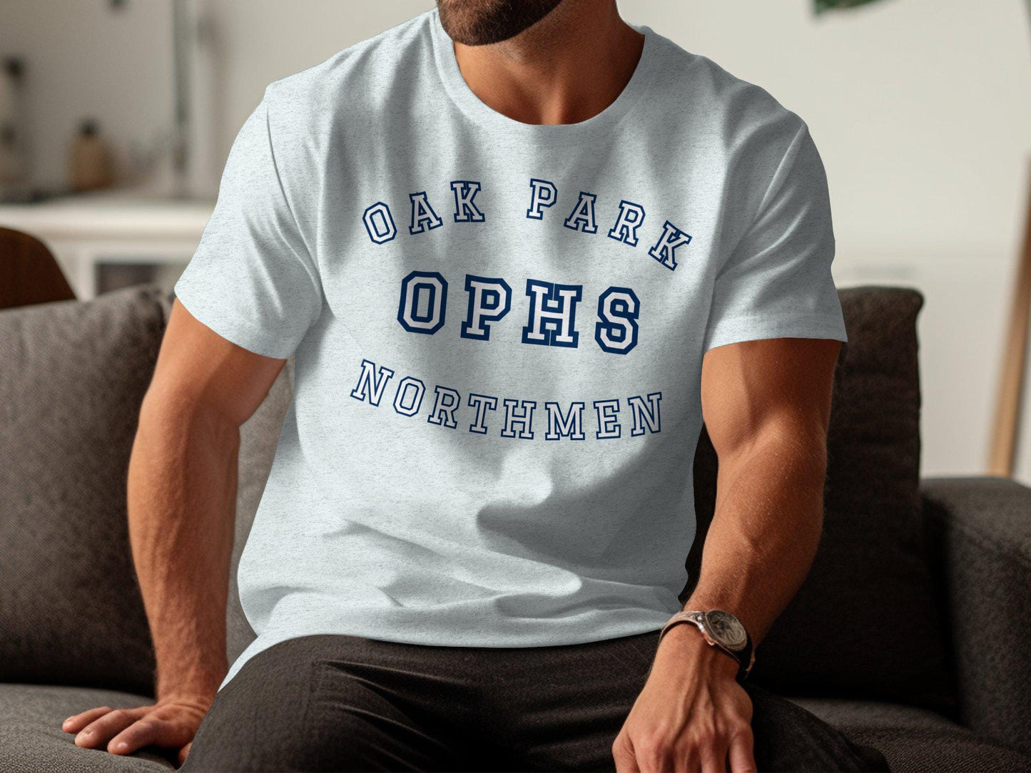 Retro Oak Park Northmen OPHS T-Shirt, Classic School Spirit Tee, Vintage Inspired High School Fan Shirt, Sports Team Apparel