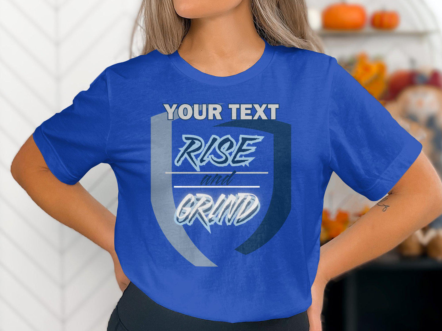 Motivational Unisex Rise and Grind T-Shirt or Hoodie. Fitness Slogan Shirt, Positive Mindset Apparel, Gym Wear, Gift for him, Gift for her