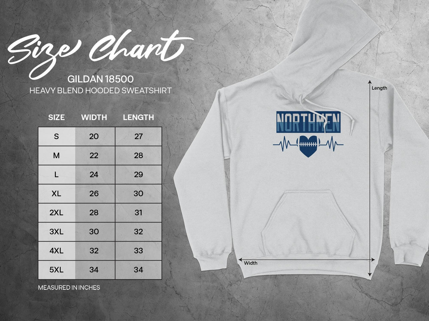Northmen T-Shirt, Football Heartbeat Design, Northmen Fan Apparel, Football Lover Gift, Team Spirit Tee, Sports Enthusiast Shirt